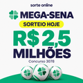Imagem da oferta Bolões Mega-Sena R$ 2,5 Milhões: Sorteio HOJE!