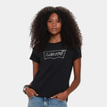 Imagem da oferta Camiseta Levis The Perfect Fit Feminina Branco Preto