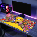 Imagem da oferta Mousepad Os Simpsons para teclado escritório grande grande borracha