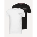 Imagem da oferta Kit Camisetas Tommy Hilfiger Brand Love Small Pretabraca Pretabranca Sp