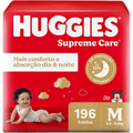 Imagem da oferta Fralda Huggies Supreme Care Tam M - 196 Unidades