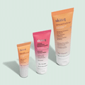 Imagem da oferta Combo Skin.q Lábios Rosto e Corpo: Esfoliante Facial 50g + Creme Hidratante Corporal 30ml + Balm Labial 7,5g V2 Quem D