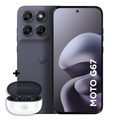 Imagem da oferta Kit Smartphone Motorola Moto g67 5G 128GB + Moto Buds 2