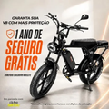 Imagem da oferta Bicicleta Elétrica Bikelete V8 1000w 48v 32kmh Lítio Com Seguro Roubo Furto