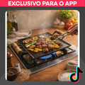 Imagem da oferta Chapa Lanche Hambúrguer Fogão 30x30 Churrasqueira