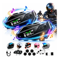 Imagem da oferta Par Intercomunicador Capacete Moto Kuerl Bluetooth Sem Fio