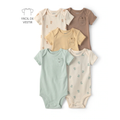 Imagem da oferta Kit Body Bebê 5 Peças Bichinhos Multicor Carter's