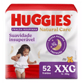 Imagem da oferta Fralda Roupinha Huggies Natural Care Tam XXG - 52 Unidades