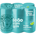 Imagem da oferta Pack Leão com Gás Ice Tea Zero com Limão 290ml, 6 unidades
