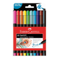 Imagem da oferta Caneta Ponta Pincel Faber-Castell Supersoft Brush 10 cores