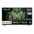Imagem da oferta Smart Tv Tcl 55 Polegadas Qd-mini Led 4k C6k Wifi Bluetooth Google Tv 4 Hdmi 144hz Hdr10+ 55c6k