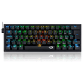 Imagem da oferta Teclado Gamer Redragon Fizz RGB Mecânico Switch Brown Preto Abnt2 - K617-RGB-B