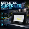 Imagem da oferta Kit 5 Refletores Led 100W Ip67 à Prova D'Água 6500K Branco Frio Bivolt