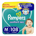 Imagem da oferta Fralda Pampers Confort Sec M 108 unidades