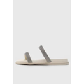 Imagem da oferta Rasteira Aberta Beira Rio Tiras Brilhantes Off-White