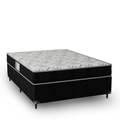 Imagem da oferta Cama Box Casal + Colchão D33 One Face - Suede Preto - e-Shop Casa