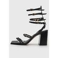 Imagem da oferta Sandália Gladiadora Santa Lolla Fivelas Preta