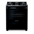 Imagem da oferta Fogão Brastemp Bfs5vce 5 Bocas Preto Com Mesa De Vidro E Turbo Chama