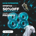 Imagem da oferta TÊNIS NOVO HOJE: 12% OFF em todo site na Fut Fanatics
