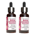 Imagem da oferta Kit 2 Óleos Rosa Rubiginosa 100% Puro Vegano 20ml Ferarte
