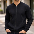 Imagem da oferta Blusa De Moletom Com Ziper Canguru Flanelado