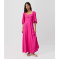 Imagem da oferta Vestido Midi em Viscose com Decote Coração