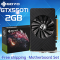 Imagem da oferta Placa de Vídeo SOYO GTX 550TI GDDR5 2GB 40NM 128BIT HDMI VGA DVI para Jogos de PC com NVIDIA 700MHZ e Cooler Único
