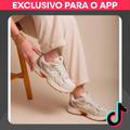 Imagem da oferta Tênis Feminino Bege: Leve Confortável e Solado Antiderrapante