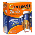 Imagem da oferta Vitamina C Cenevit Zinco 1g + 10mg Laranja Com 30 Comprimidos