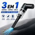 Imagem da oferta Aspirador de Pó Portátil 3 em 1 USB Recarregável sem Fio para Carro Casa e Teclado