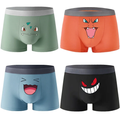 Imagem da oferta Cueca masculina pokemon bulbasaur squirtle gengar charizard pikachu anime kawaii grafeno 3a cuecas antibacteria