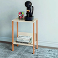 Imagem da oferta Mesa Auxiliar em MDF 40x44x60 cm Branco Freijó Dalla Costa F14