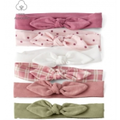 Imagem da oferta Kit Faixa de Cabelo com Laço Bebê Menina em Algodão 6 Peças Multicor Carter's