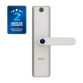 Imagem da oferta Fechadura Digital de Embutir, Wi-Fi com Biometria, Elsys, SAX, Prata - Abertura via Biometria, Senha Numérica, Aplicativo, Campainha