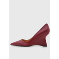 Imagem da oferta Scarpin Feminino Luiza Barcelos Bico Fino Couro Vermelho