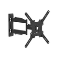 Imagem da oferta Suporte de TV Articulado de Parede, Função Avanço e Recuo, Giro Horizontal de Até 90°, VESA 100x100 a 400x400mm, 26" a 75", Preto, A02V4N, ELG