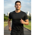 Imagem da oferta Camiseta Masculina Olympikus Academia Dry Fit Treino Corrida Preta Lobo G Liso