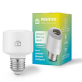 Imagem da oferta Smart Bocal Wi-Fi Positivo Casa Inteligente, Soquete E27, 100W, Branco, Bivolt - Compatível com Alexa