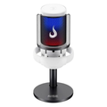 Imagem da oferta Rise Mode Elite 05 Microfone Gamer USB com Suporte de Mesa RGB Branco