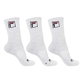 Imagem da oferta Kit Tripack Meia Fila Cano Alto Fbox Masculina Branca Meias Brancas Logo 39-43