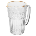 Imagem da oferta Jarra Mauve com Fio de Ouro Cristal 750ml Wollf - Perfeita para Casamentos Festas Bar em Casa Elegante