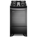 Imagem da oferta Fogão 4 bocas Electrolux Preto Efficient com Mesa de Vidro, PerfectCook e VaporBake - FE4GP