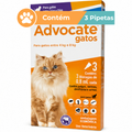 Imagem da oferta Antipulgas Advocate Elanco Gatos 4-8kg 3 Bisnagas