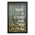 Imagem da oferta Quadro Porta Rolhas De Vinho There Is Always 17X27 Cm Betume