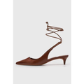 Imagem da oferta Scarpin Feminino Santa Lolla Amarração Marrom