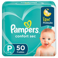 Imagem da oferta Fralda Pampers Confort Sec Tam P - 50 unidades