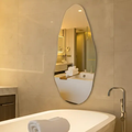 Imagem da oferta Espelho Orgânico 70cm Decoração Lapidado Design Moderno Luxo Quarto Sala Banheiro Hall Decorativos Camarin Polido Sem Moldura Vmex