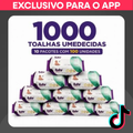 Imagem da oferta Kit Toalhas Umedecidas Baby Free: 10 Pacotes Total 1000 Lenços