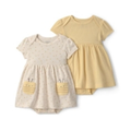 Imagem da oferta Kit Vestido Bebê 2 Peças Estampado Multicor Carter's