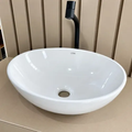 Imagem da oferta Cuba Sobrepor Para Banheiro Louça 41,5x34cm Oval - Lemi